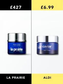 La Prairie Caviar Cream Vs Aldi Caviar Cream