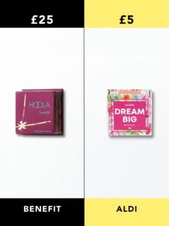 Benefit Hoola Bronzer Vs Aldi Bronzer