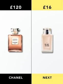 Chanel Mademoiselle Vs Next Eau Nude Perfume
