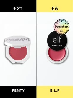 Fenty Cream Blush Vs E.l.f Putty Blush