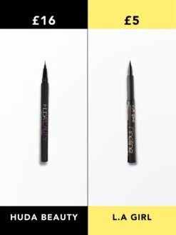 Huda Beauty Life Liner Vs L.A Girl Eyeliner