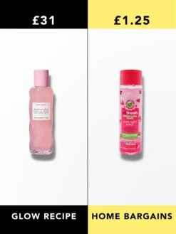 Glow Recipe Watermelon Toner Vs Home Bargains Watermelon Toner
