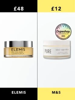 Elemis Pro Collagen Cleansing Balm Vs M&S Cleansing Balm