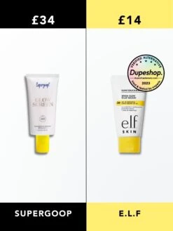 Supergoop Glow Screen Vs E.l.f Whoa Glow